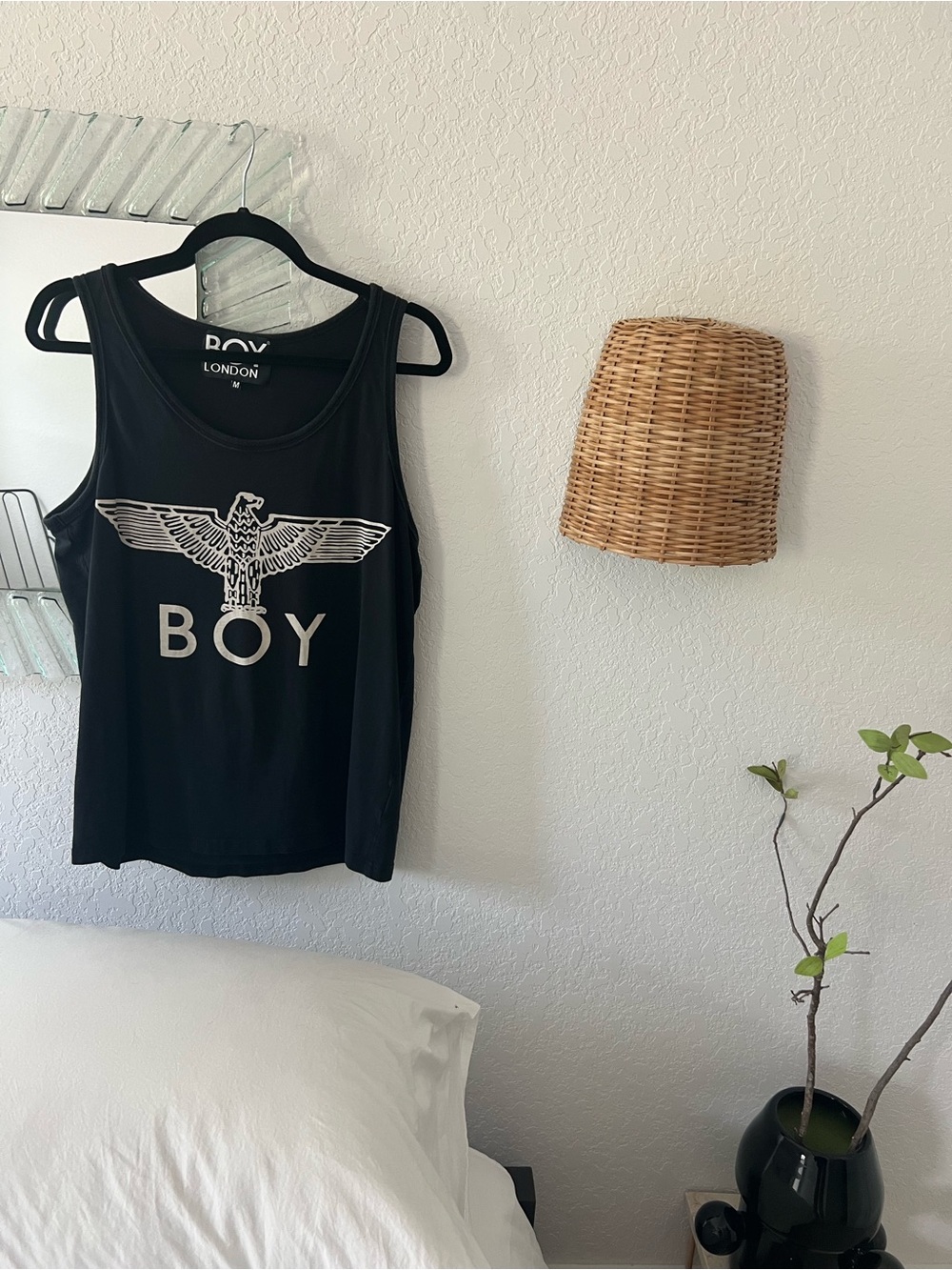 Vintage Boy London Black Tank